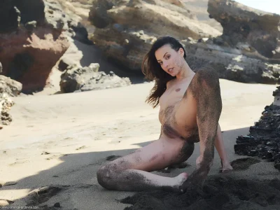 Пляж девушка