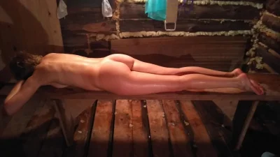 Женские голые попы в бане