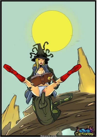 Ведьма на метле