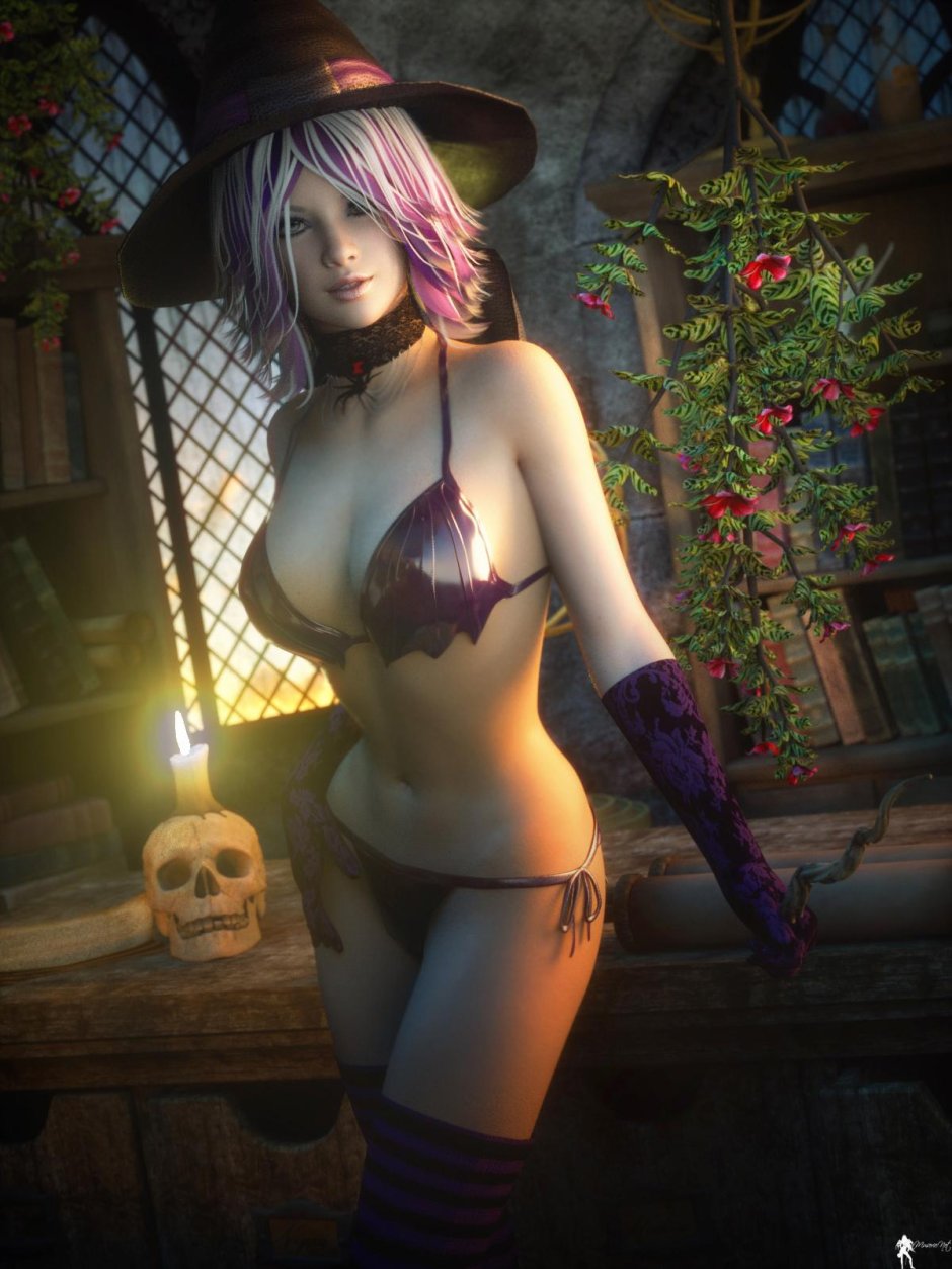 Ведьмочка ню