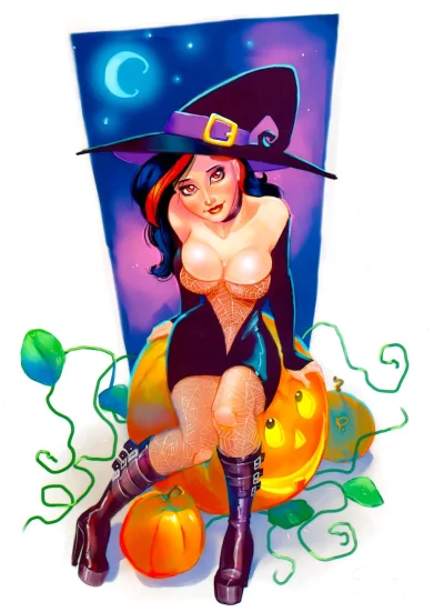 Elias chatzoudis art ведьмы