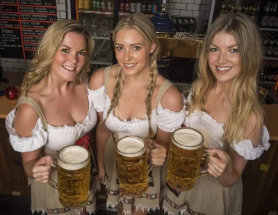 Немка с пивом