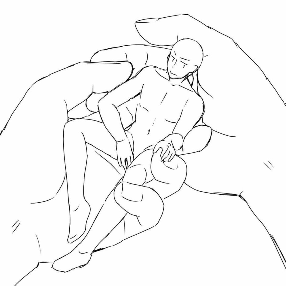 Поза для рисования пара