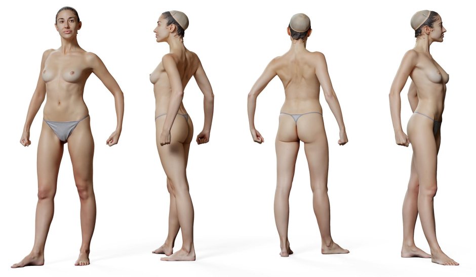 Женское тело референс