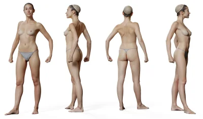 Женское тело референс