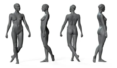 Женское тело референсы