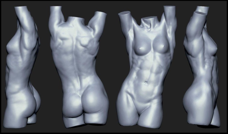 Моделирование женского тела