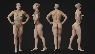 Мужское тело референс