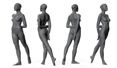 Анатомия женского тела ню