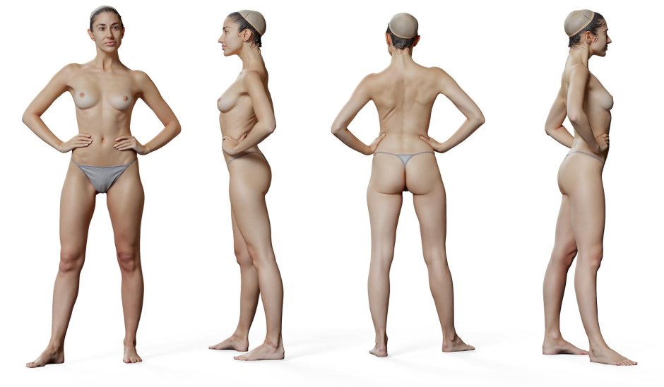 Референс женщины без одежды