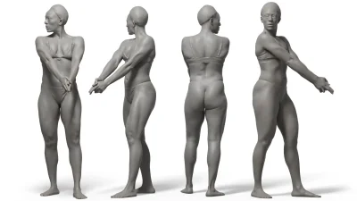 Женское тело референсы