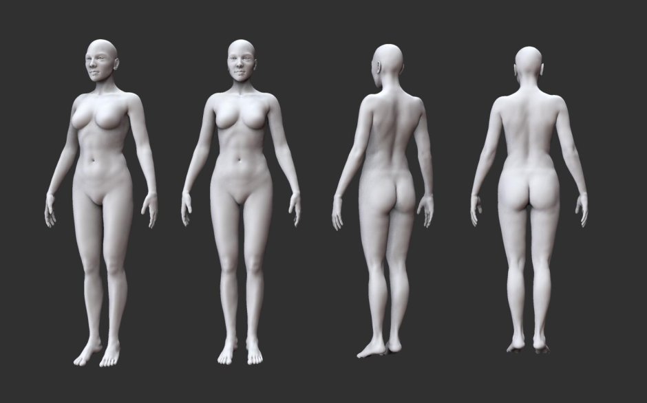 Д модели людей