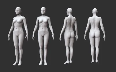 Д модели людей