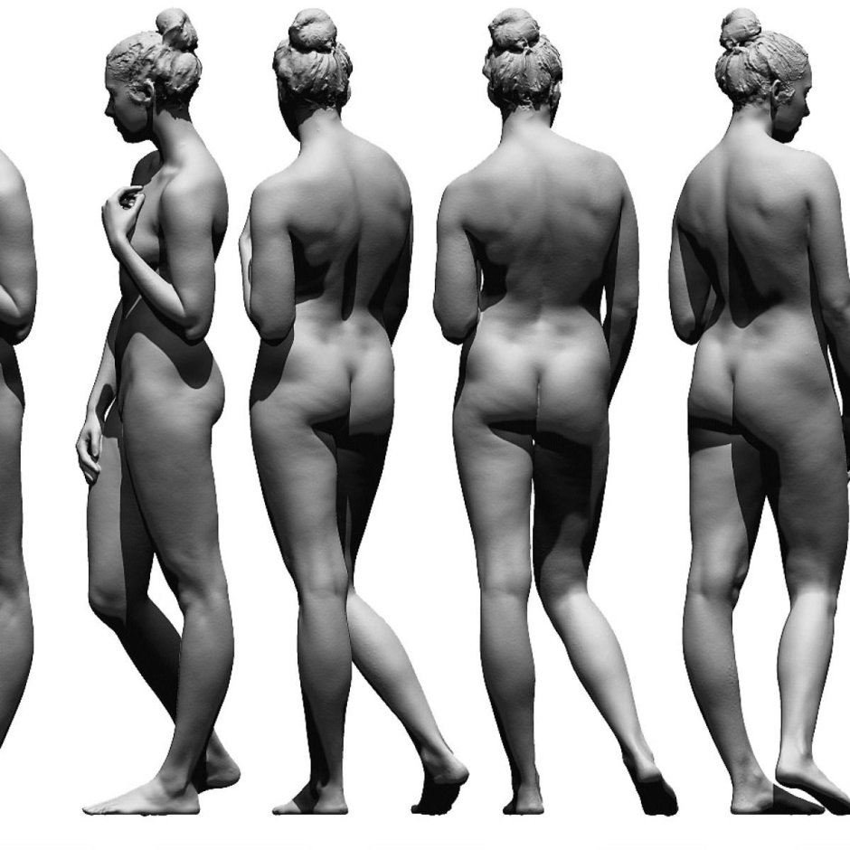 Обнаженная женская фигура