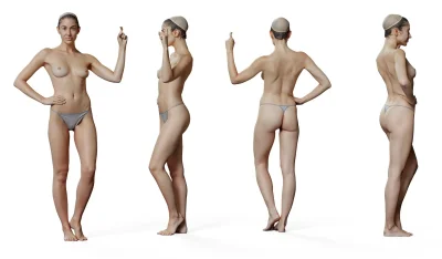 Референс женщины без одежды