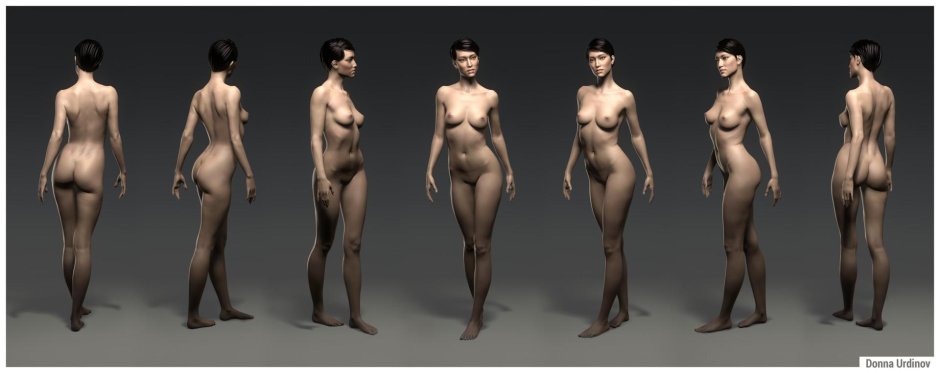 Голые женские персонажи