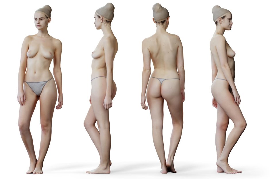 Женское тело референс