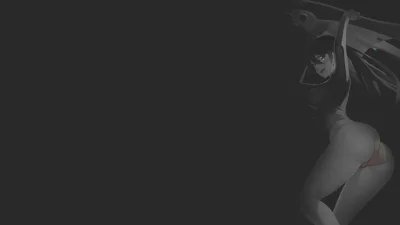 Аниме девушки на темном фоне