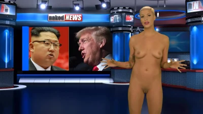 Ведущая голых новостей лаура