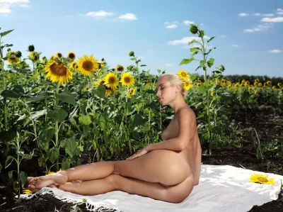 Девушка подсолнух