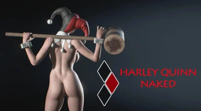 Naked harley quinn