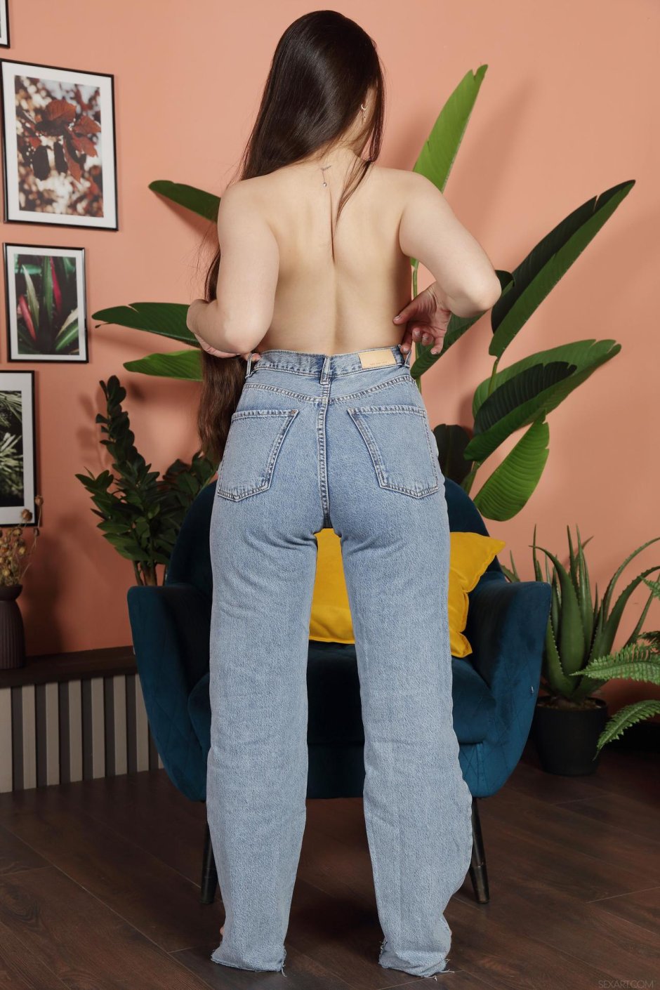 Порно джинсах