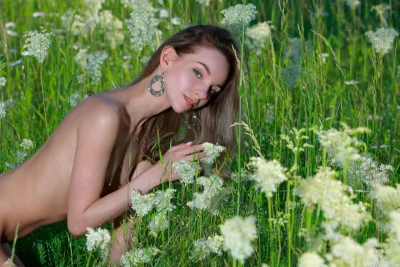 Женщина на природе