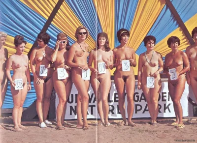 Ретро конкурс голых женщин