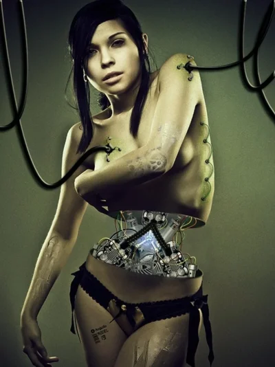 Девушка киборг