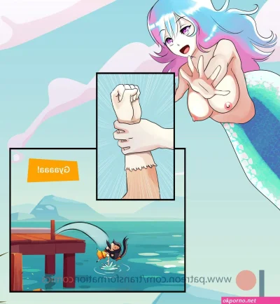 Аниме русалка