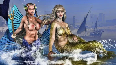 Русалка ундина сирена морская дева