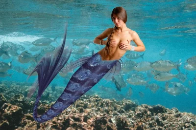 Фотосессия русалка