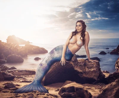 Фотосессия в стиле русалки