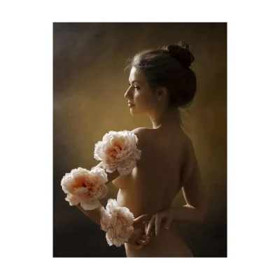 Девушка нежность