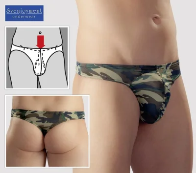 Камуфлированные стринги