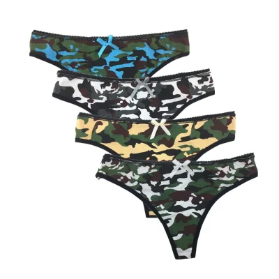 Стринги камуфляж женские
