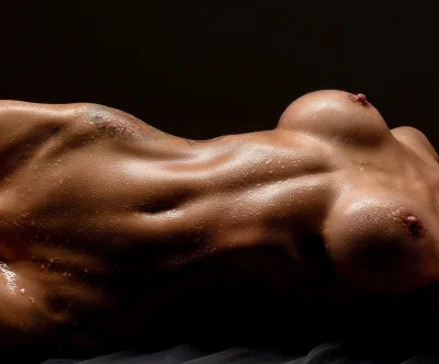 Красивое голое тело женщины