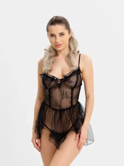 Эротическое белье с открытой грудью