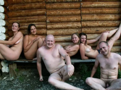 Мужчина в бане