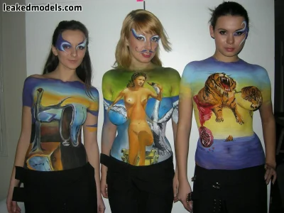 Бодиарт на теле подростков