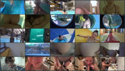 Переодеваются в аквапарке