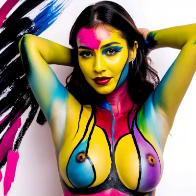 Боди арт фотосессия