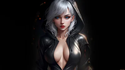 Нейро арт девушки