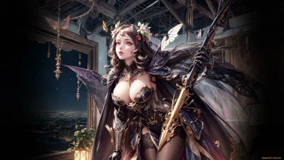 Нейросетевые барышни фэнтези голые