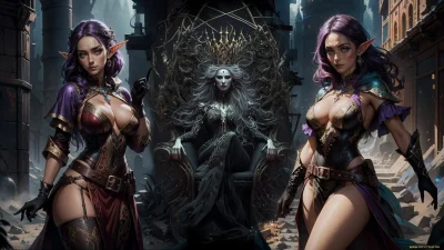 Фэнтези арт девушка