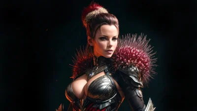 Девушка в доспехах