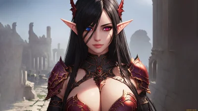 Нейросеть эльфийки