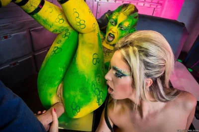 Макияж хэллоуин