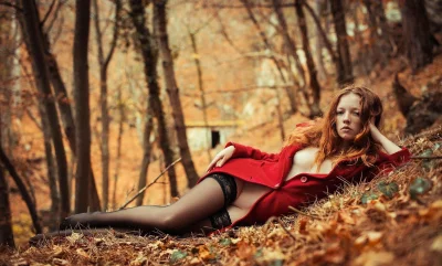 Фотосессия в осннемлесу