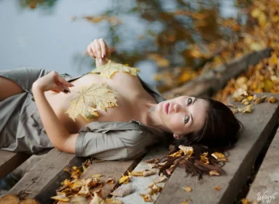 Осенние фотосессии девушек